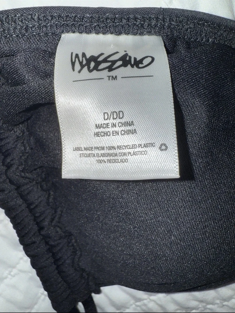 Mossimo Women's Size D/DD Black Halter Style Bikini Top